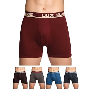 Lux Classic Mens Outer Elastic Trunks -