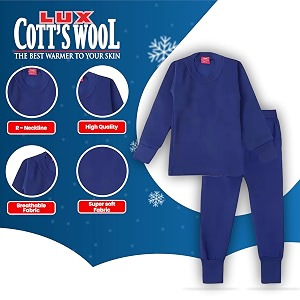 Lux Cotts Wool Kids Cotton Thermal Set