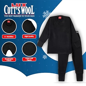 Lux Cotts Wool Kids Cotton Thermal Set