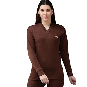 lux cott39s wool women39s thermal upper  full sleeve winter thermal top  warm innerwear for women  soft comfortable amp breathable