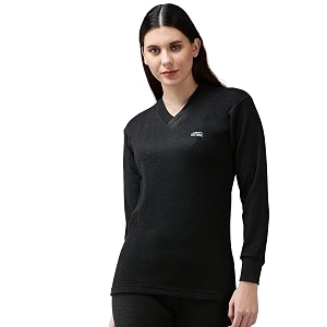 lux cott39s wool women39s thermal upper  full sleeve winter thermal top  warm innerwear for women  soft comfortable amp breathable