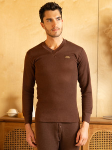 lux cotts wool men top thermal