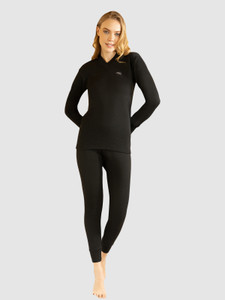 lux cotts wool women top - pyjama set thermal