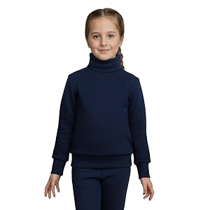 lux cottswool girl39s full sleeves high neck thermal top  thermal vest for girls
