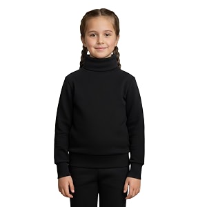 lux cottswool girl39s full sleeves high neck thermal top  thermal vest for girls