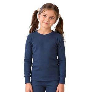 lux cottswool girl39s winter wear thermal full sleeves round neck body warmer top  thermal vest for girls