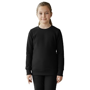 lux cottswool girl39s winter wear thermal full sleeves round neck body warmer top  thermal vest for girls