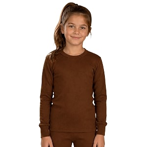 lux cottswool girl39s winter wear thermal full sleeves round neck body warmer top  thermal vest for girls