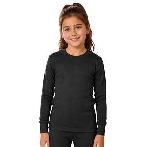 lux cottswool girl39s winter wear thermal full sleeves round neck body warmer top  thermal vest for girls