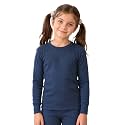 Lux Cottswool Girl's Winter wear Thermal Full Sleeves Round Neck Body Warmer top | Thermal Vest for Girls