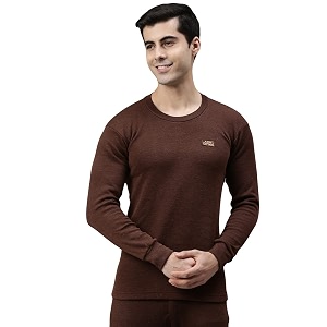 Lux Cottswool Mens Round Neck Thermal Top