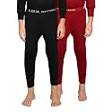 Lux Cottswool Pack of 2 Maroon &amp; Black Kids Winter wear Thermal Trouser for Boys &amp; Girls(Size : 73cm)