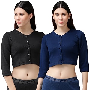 lux cottswool women39s solid regular cottswool_blouse_black amp maroon 100