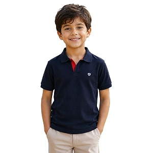 Lux Cozi Boys Polycotton Polo T-Shirt