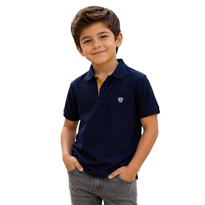 Lux Cozi Boys Polycotton Polo T-Shirt