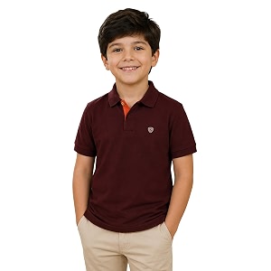 Lux Cozi Boys Polycotton Polo T-Shirt