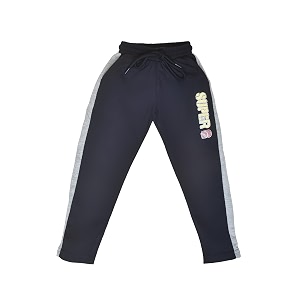 lux cozi boys modern fit premium combed cotton stylish track pants with both side pocket  typography written  print may vary 