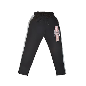 lux cozi boys modern fit premium combed cotton stylish track pants with both side pocket  typography written  print may vary 