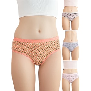 Lux Cozi Cotton Womens Printed Pack of