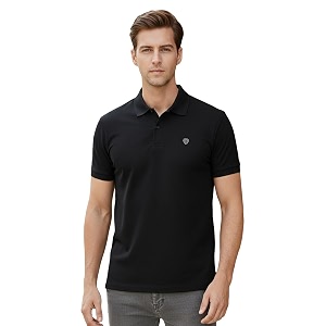 Lux Cozi Mens Cotton Blend Polo T-Shirt