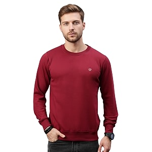 Lux Cozi Mens Cotton Blend Casual Crew