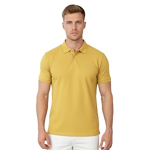 Lux Cozi Mens Cotton Blend Polo T-Shirt