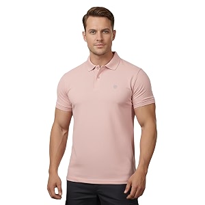 Lux Cozi Mens Cotton Blend Polo T-Shirt