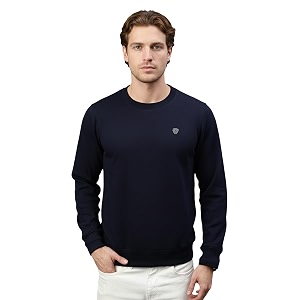 Lux Cozi Mens Cotton Blend Casual Crew