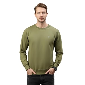 Lux Cozi Mens Cotton Blend Casual Crew