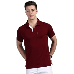 Lux Cozi Mens Half Sleeve Soild Casual