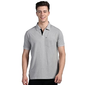 Lux Cozi Mens Half Sleeve Soild Casual