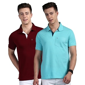 Lux Cozi Men Cotton Regular Fit Polo