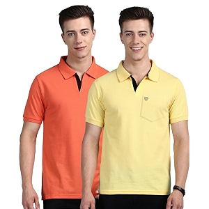 Lux Cozi Men Cotton Regular Fit Polo