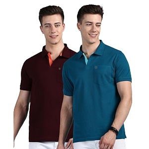 Lux Cozi Men Cotton Regular Fit Polo
