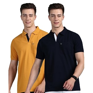 Lux Cozi Men Cotton Regular Fit Polo