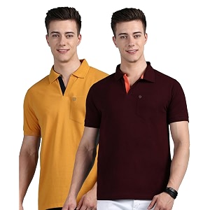 Lux Cozi Men Cotton Regular Fit Polo