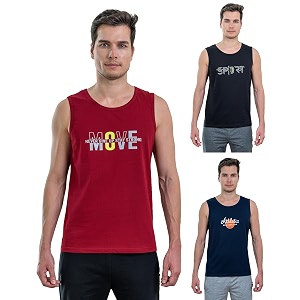 Lux Cozi Mens Printed Regular Fit Vest