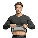 Lux Cozi HEATEK Men's Round Neck Thermal Top | Warm Fleece Innerwear for Men |Fleece Inside | Style - 888