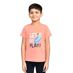 Lux Cozi Printed Round Neck Half Sleeve