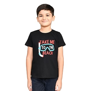 Lux Cozi Printed Round Neck Half Sleeve