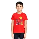Lux Cozi Printed Round Neck Half Sleeve