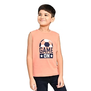 Lux Cozi Printed Round Neck Sleeveless Cotton