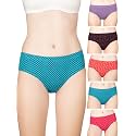 Lux Cozi Women39s Cotton Hipster Panties Prints