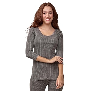 lux inferno ladies 3q thermal vest  full sleeves  regular fit 