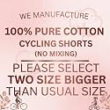 Lux Karishma Shorts - 100% Pure Cotton, Soft &amp; Breathable Undershorts for Women &amp; Girls, Non-See-Through, Perfect for Layering Under Skirts &amp; Everyday Use (Colors May Vary)