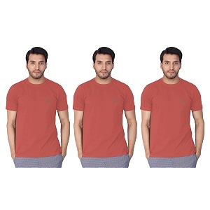 lux nitro men39s regular fit round neck t-shirt_spiced coral