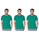 Lux Nitro Men's Regular Fit Round Neck T-Shirt_Proud Peacock