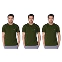 Lux Nitro Men's Regular Fit Round Neck T-Shirt_Rifle Green