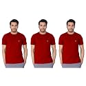 Lux Nitro Men's Regular Fit (Round Neck T-Shirt_Salsa 3XL)