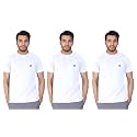 Lux Nitro Men's Regular Fit Round Neck T-Shirt_White
